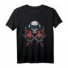 Totenkopf Gitarre T-Shirt – Perfektes Geschenk für Gitarristen und Musikliebhaber zu Weihnachten & Geburtstag