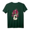 Akustische Gitarre Gitarrist T-Shirt mit Roter Rose – Perfekt für Musiker, Jazz, Blues, Folk & Country Fans