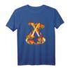 Rock and Roll Flammen brennende Gitarren T-Shirt – Stylisches Musiker T-Shirt für Rockfans & Festivalbesucher