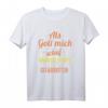 Als Gott Mich Schuf Brauchte Er Gute Gitarristen Gitarre T-Shirt – Lustiges Geschenk für Gitarristen, Musiker & Musikliebhaber