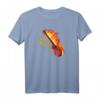 E-Gitarre Elektro Gitarre mit Flammen Design - Coole T-Shirts für Gitarristen aller Musikrichtungen