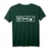 Gitarre T-Shirt - Eat Sleep Gitarre für Musiker, Gitarristen & Konzertfans, klassisch geschnitten
