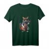 Katze mit Sonnenbrille spielt Gitarre - Lustiges Katzen- und Gitarren T-Shirt für Musik- und Tierliebhaber