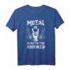 Metal is always the answer Heavy Musik E-Gitarre T-Shirt – Für Metaller, Festivalbesucher & Heavy Metal Fans