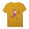 Weihnachtsmann rockt mit Rentier Gitarre - Cooles Weihnachts-T-Shirt für Rockmusik-Fans und Weihnachtsliebhaber