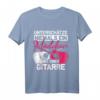 Unterschätze niemals ein Mädchen mit einer Akustik Gitarre T-Shirt – Perfektes Geschenk für Gitarristinnen zum Geburtstag oder Weihnachten