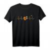 Herzschlag 40 Geburtstag für Gitarrenspieler T-Shirt - Lustiges Musik-Geschenk für Gitarristen und Musiker