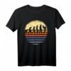 Sonnenuntergang Gitarrenspieler Evolution Gitarre T-Shirt – Perfektes Geschenk für Gitarristen, Musiker & Musikliebhaber zu Weihnachten & Geburtstag
