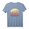 Sonnenuntergang Gitarrenspieler Evolution Gitarre T-Shirt – Perfektes Geschenk für Gitarristen, Musiker & Musikliebhaber zu Weihnachten & Geburtstag