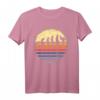 Sonnenuntergang Gitarrenspieler Evolution Gitarre T-Shirt – Perfektes Geschenk für Gitarristen, Musiker & Musikliebhaber zu Weihnachten & Geburtstag