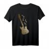 Jazz Gitarre T-Shirt – Kunstvolles Guitar Shirt mit Musiknoten für Jazz-, Blues- und Rockfans
