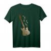 Jazz Gitarre T-Shirt – Kunstvolles Guitar Shirt mit Musiknoten für Jazz-, Blues- und Rockfans