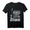Herren Unterschätze niemals einen alten Mann mit seiner Gitarre T-Shirt – Perfektes Geschenk für Gitarristen, Lehrer & Musikliebhaber zu Geburtstag, Weihnachten & Vatertag