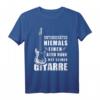 Herren Unterschätze niemals einen alten Mann mit seiner Gitarre T-Shirt – Perfektes Geschenk für Gitarristen, Lehrer & Musikliebhaber zu Geburtstag, Weihnachten & Vatertag