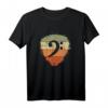 Bassist Notenschlüssel & Vintage Gitarre T-Shirt – Perfektes Geschenk für Gitarristen, Anfänger & Lehrer