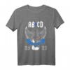 Kinder Einschulung ABCD Rocker Gitarre T-Shirt - Cooles Schuloutfit für kleine Musiker und Rockfans 2021