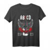 Kinder Einschulung ABCD Rocker Gitarre Schulkind T-Shirt 2021 – Perfektes Geschenk für Schulanfänger, Musik- und Rockliebhaber