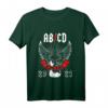 Kinder Einschulung ABCD Rocker Gitarre Schulkind T-Shirt 2021 – Perfektes Geschenk für Schulanfänger, Musik- und Rockliebhaber