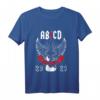 Kinder Einschulung ABCD Rocker Gitarre Schulkind T-Shirt 2021 – Perfektes Geschenk für Schulanfänger, Musik- und Rockliebhaber