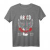 Kinder Einschulung ABCD Rocker Gitarre Schulkind T-Shirt 2021 – Perfektes Geschenk für Schulanfänger, Musik- und Rockliebhaber