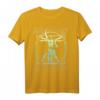 Vitruvian Man Gitarrist T-Shirt - Lustiges Leonardo da Vinci Gitarren-Motiv für Musiker und Gitarristen, perfektes Geschenk