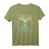 Vitruvian Man Gitarrist T-Shirt - Lustiges Leonardo da Vinci Gitarren-Motiv für Musiker und Gitarristen, perfektes Geschenk