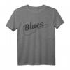 Blues Musik-Gitarren-Gitarristen-Musiker T-Shirt im Vintage-Stil – Perfektes Geschenk für Gitarristen, Musiker & Musikfans
