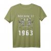 Skelett Gitarre Geburtstag Rock Musik Jahrgang 1963 T-Shirt – Retro Geschenk für Rock Fans & Festivalliebhaber