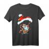 Weihnachtsmann mit Gitarre und Fallschirm T-Shirt – Lustiges, selbstgestaltetes Design für Weihnachten, Neujahr & Strandurlaub