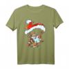 Weihnachtsmann mit Gitarre und Fallschirm T-Shirt – Lustiges, selbstgestaltetes Design für Weihnachten, Neujahr & Strandurlaub