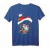 Weihnachtsmann mit Gitarre und Fallschirm T-Shirt – Lustiges, selbstgestaltetes Design für Weihnachten, Neujahr & Strandurlaub