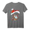 Weihnachtsmann mit Gitarre und Fallschirm T-Shirt – Lustiges, selbstgestaltetes Design für Weihnachten, Neujahr & Strandurlaub