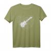 Gitarre Musiknoten Gitarre Notenschlüssel T-Shirt – Perfektes Geschenk für Gitarristen, Musikliebhaber und Rockfans