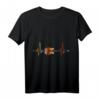 Geschenk für Gitarrenspieler Herzschlag Gitarre T-Shirt – Perfektes Geschenk für Musiker, Rockfans & Musikliebhaber zu Weihnachten oder Geburtstag