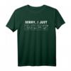 Sorry I Just D, G, A, F – Lustiges Gitarre T-Shirt für Musiker, Gitarristen, Musikliebhaber und Festivalfans – Perfektes Geschenk zum Geburtstag, Weihnachten & Vatertag