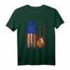 Amerika Flagge Rock Band Musik Geschenk T-Shirt für Gitarristen, Musiker & Musikliebhaber – Perfektes Geschenk zu Weihnachten & Geburtstag