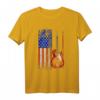 Amerika Flagge Rock Band Musik Geschenk T-Shirt für Gitarristen, Musiker & Musikliebhaber – Perfektes Geschenk zu Weihnachten & Geburtstag