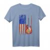 Amerika Flagge Rock Band Musik Geschenk T-Shirt für Gitarristen, Musiker & Musikliebhaber – Perfektes Geschenk zu Weihnachten & Geburtstag