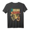 Oberkrainer Bellfront Bariton, Akkordeon, Gitarre Retro T-Shirt – Lustiges Volksmusik Motiv für Zeltfest, Volksfest & Bierfest