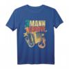 Oberkrainer Bellfront Bariton, Akkordeon, Gitarre Retro T-Shirt – Lustiges Volksmusik Motiv für Zeltfest, Volksfest & Bierfest