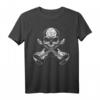 E Gitarristen Totenkopf Geschenk - E Gitarre T-Shirt für Musiker, Gitarristen & Musikliebhaber, Perfekt als Weihnachts- oder Geburtstagsgeschenk