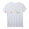 Gitarre Herzschlag Gitarrist Geschenk T-Shirt - Vintage Musik Outfit für Gitarrenspieler, Musiker & Fans von E- und Akustikgitarren