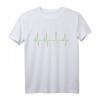 Grüne E-Gitarre Herzschlag T-Shirt – Perfektes Geschenk für Musiker, Gitarristen, Lehrer und Fans