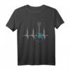 Herzschlag Gitarre T-Shirt – Perfektes Geschenk für Gitarristen, Musiker & Musikliebhaber zu Weihnachten & Geburtstag