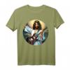 Jesus mit E-Gitarre T-Shirt – Rockiges Geschenk für Musiker, Gitarristen & Christliche Rockfans für Festivals, Geburtstage & Feiertage