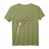 Musiker Gitarrist Musik T-Shirt mit Pusteblumen-Design – Klassisch geschnitten, perfekt für Gitarrenspieler und Musikfans