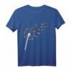 Musiker Gitarrist Musik T-Shirt mit Pusteblumen-Design – Klassisch geschnitten, perfekt für Gitarrenspieler und Musikfans
