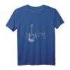 EKG Gitarre T-Shirt – Herzschlag Herz Liebe für Gitarristen & Musiker, perfektes Geschenk zu Weihnachten & Geburtstag