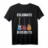 Celebrate Diversity Gitarren T-Shirt – Perfektes Geschenk für Gitarristen und Musikliebhaber zum HapKitten