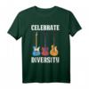Celebrate Diversity Gitarren T-Shirt – Perfektes Geschenk für Gitarristen und Musikliebhaber zum HapKitten